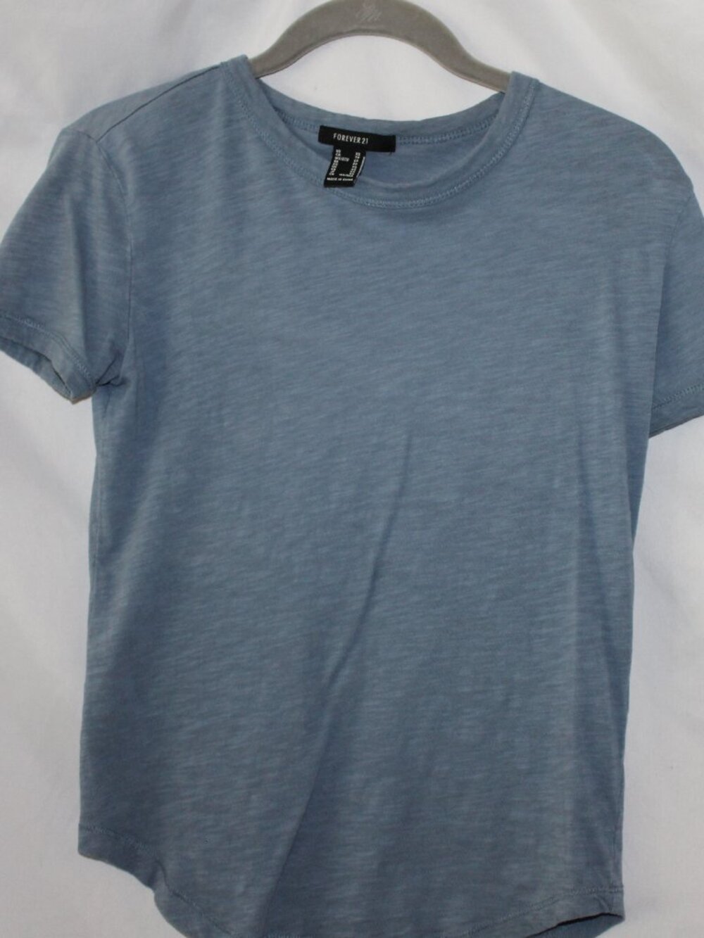 Forever 21 Basic Tee - Periwinkle Blue